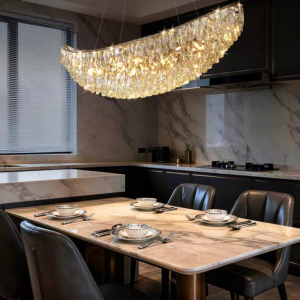 Ship Shape Crystal Pendant Lamp