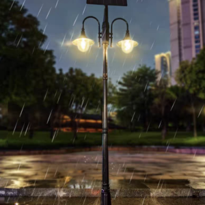 Solar Power Outdoor Pillar Light for Garden Pathways